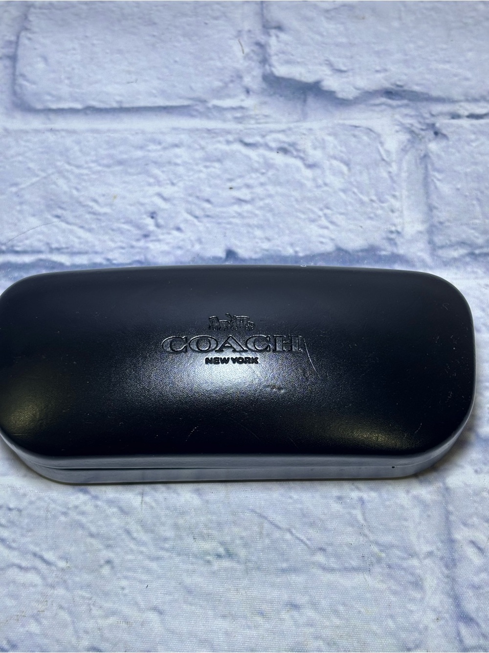 Coach Original Black Sunglasses eyeglass Case Hard Clamshell